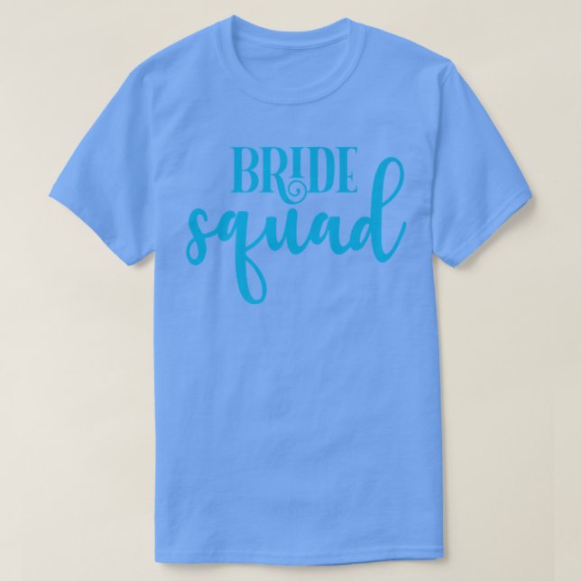 Funny Bridesmaid Bride Bachelorette Party Bride Sq T-Shirt (Design vorne)