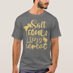 Funny Bridesmaid Bride Bachelorette Salt Tequila T-Shirt
