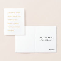 Funny Bridesmaid oder Trauzeugin