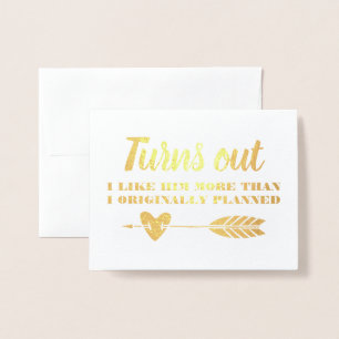 Funny Bridesmaid oder Trauzeugin Folienkarte