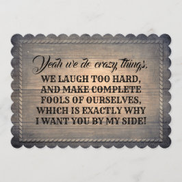 Funny Bridesmaid / Trauzeugin Vorschlag Einladung