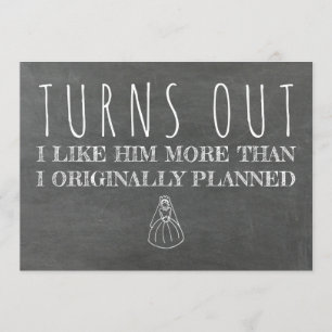 Funny Bridesmaid / Vorschlag für eine Trauzeugin Einladung