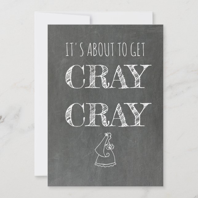 Funny Bridesmaid / Vorschlag für eine Trauzeugin Einladung (Vorderseite)