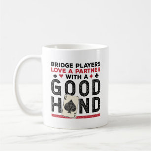 Funny Bridge Player Partner Gute Hand Kaffeetasse