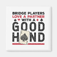 Funny Bridge Player Partner Gute Hand