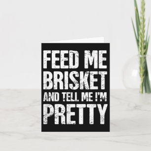 Funny Brisket & Backyard Grill Grill Shirt Karte