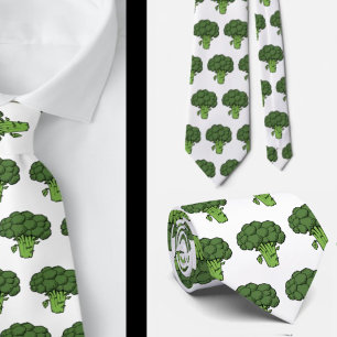 Funny Broccoli Gemüse Gag Geschenk Neck Tie Neckti Krawatte