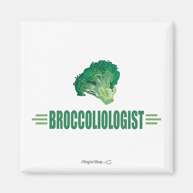 Funny Broccoli Magnet (Vorne)