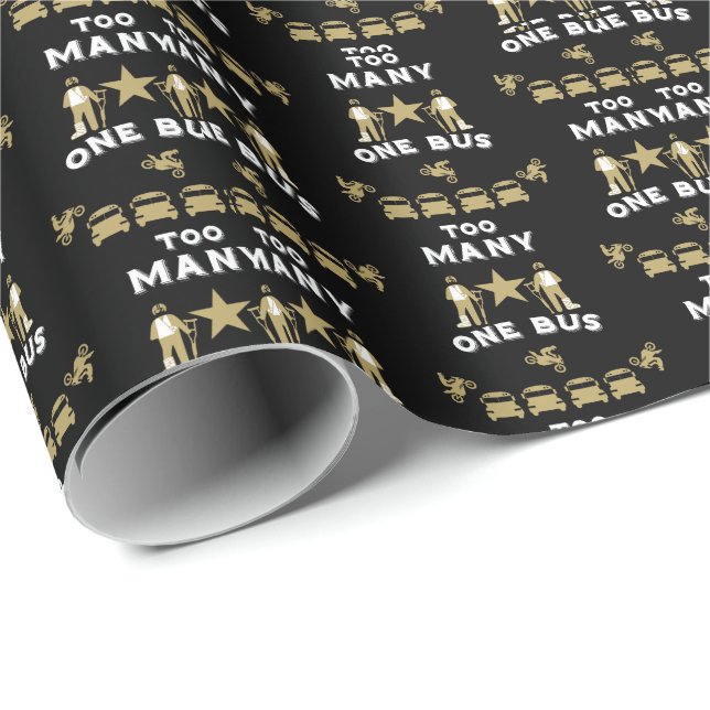 Funny Broken Leg Get Wel Geschenkpapier (Rolleneckpunkt)
