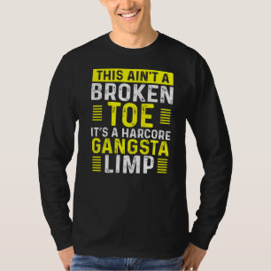 Funny Broken Toe Warrior Limp bald gut kaputt T-Shirt