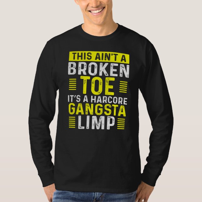 Funny Broken Toe Warrior Limp bald gut kaputt T-Shirt (Vorderseite)