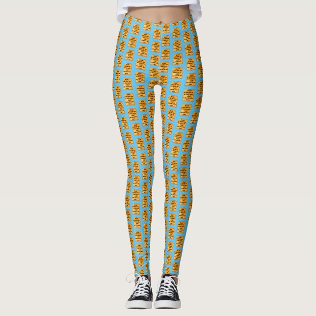 Funny. Brot ist wie die Sonne. Leggings (Vorderseite)
