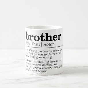 Funny Brother Definition Kaffeetasse