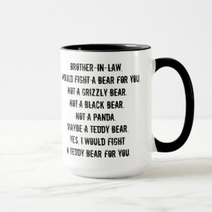 Funny Brother-in-Law Geschenke Tasse