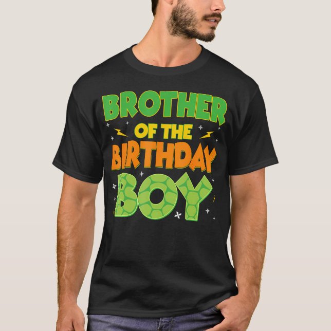 Funny Brother Of The Birthday Boy Cool Birthday Fa T-Shirt (Vorderseite)