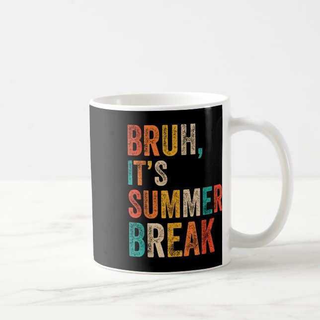Funny Bruh seine Sommerpause Vintage Sommerpause 2 Kaffeetasse (Rechts)