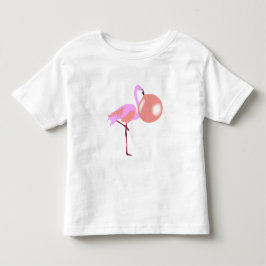 Funny Bubble Gum Flamingo Blflüge Blase Kleinkind T-shirt