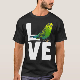 Funny Budgie für Männer Budgerigar Paprot Puffi T-Shirt