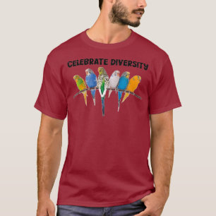Funny Budgie Parrot Geschenk Männer Frauen Cool T-Shirt