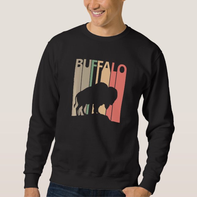 Funny Buffalo Costume Sweatshirt (Vorderseite)