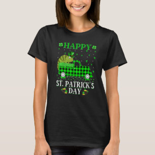 Funny Buffalo Kariert Green Truck Chameleon St Pat T-Shirt