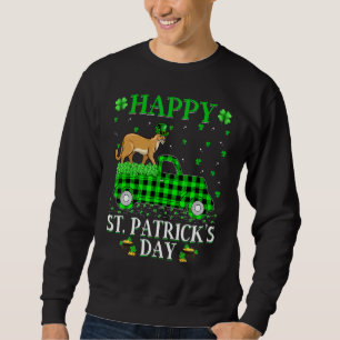 Funny Buffalo Kariert Green Truck Cougar St Patric Sweatshirt