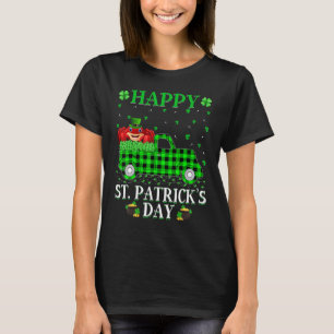 Funny Buffalo Kariert Green Truck Crab St Patrick' T-Shirt