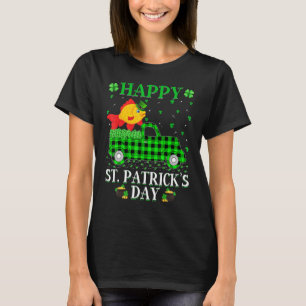 Funny Buffalo Kariert Green Truck Goldfish St Patr T-Shirt