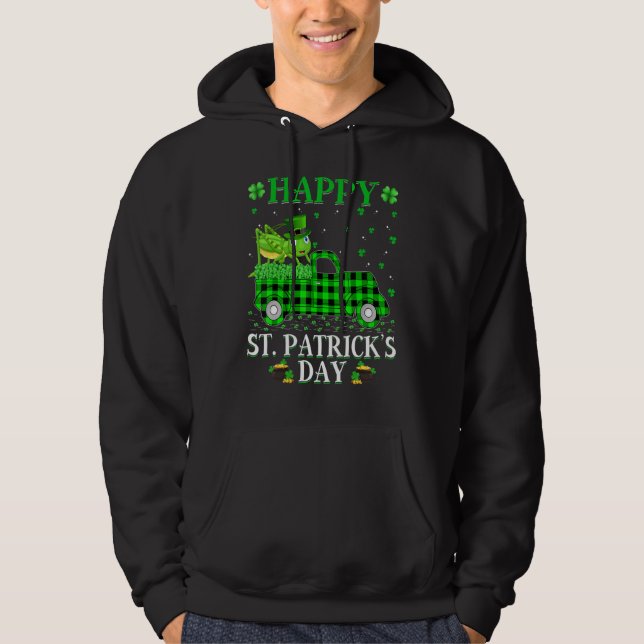 Funny Buffalo Kariert Green Truck Grasshopper St P Hoodie (Vorderseite)