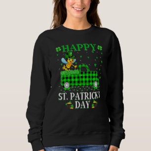 Funny Buffalo Kariert Green Truck Honeybee St Patr Sweatshirt