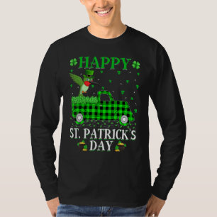 Funny Buffalo Kariert Green Truck Hummingbird St P T-Shirt