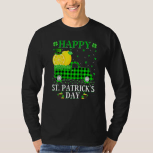 Funny Buffalo Kariert Green Truck Lemon Fruit St P T-Shirt