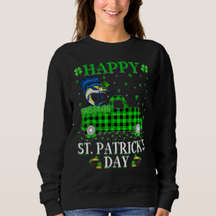 Funny Buffalo Kariert Green Truck Sailfish St Patr Sweatshirt