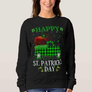 Funny Buffalo Kariert Green Truck Shrimp Fish St P Sweatshirt