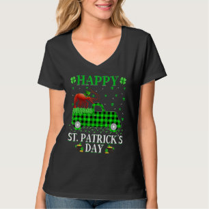 Funny Buffalo Kariert Green Truck Shrimp Fish St P T-Shirt