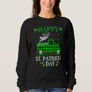 Funny Buffalo Kariert Green Truck Skate Fish St Pa Sweatshirt