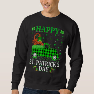 Funny Buffalo Kariert Green Truck Skorpion St Patr Sweatshirt