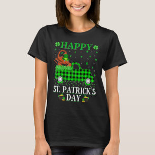Funny Buffalo Kariert Green Truck Skorpion St Patr T-Shirt