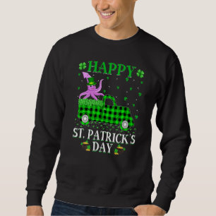 Funny Buffalo Kariert Green Truck Tintenfisch St P Sweatshirt