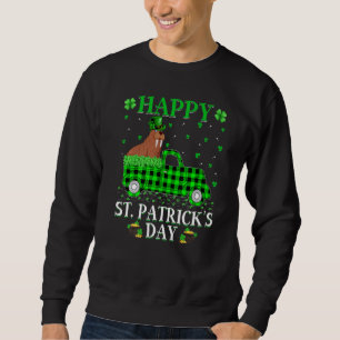 Funny Buffalo Kariert Green Truck Walrus St Patric Sweatshirt