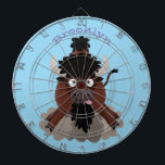 Funny Büffel Bison Cartoon Illustration Dartscheibe<br><div class="desc">Dieser niedliche Bison läuft im albernen Cartoon-Stil. Viel Spaß am Büffel!</div>