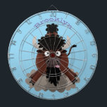 Funny Büffel Bison Cartoon Illustration Dartscheibe<br><div class="desc">Dieser niedliche Bison läuft im albernen Cartoon-Stil. Viel Spaß am Büffel!</div>