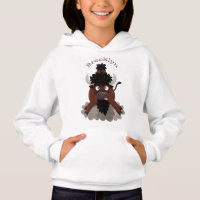 Funny Büffel Bison Cartoon Illustration