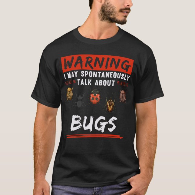 Funny Bug Collector Spaß Insekt Entomologin T-Shirt (Vorderseite)