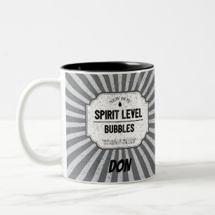 Funny Builder Construction Worker Joke Zweifarbige Tasse