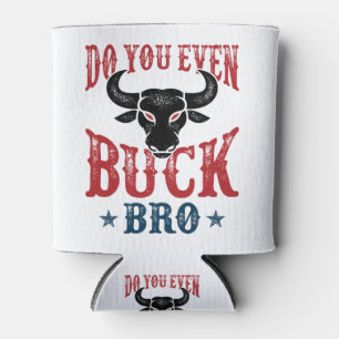 Funny Bull Riding macht es sogar, sich mit dem Bro Dosenkühler