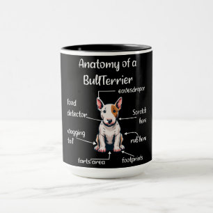 Funny Bull Terrier Dog Tasse