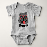 Funny Bulldog Baby Bekleidung