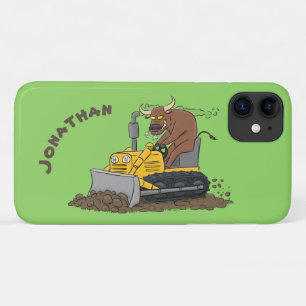 Funny Bulldozer Driving Cartoon Case-Mate iPhone Hülle