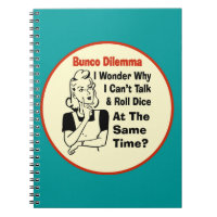 Funny Bunco Dilemma mit Retro Frau